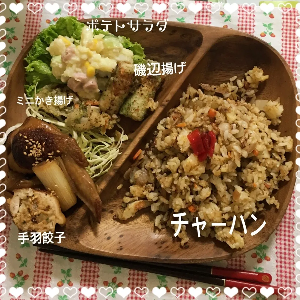 ありあわせで しっかりボリュームのあるランチ|うさぴょんさん