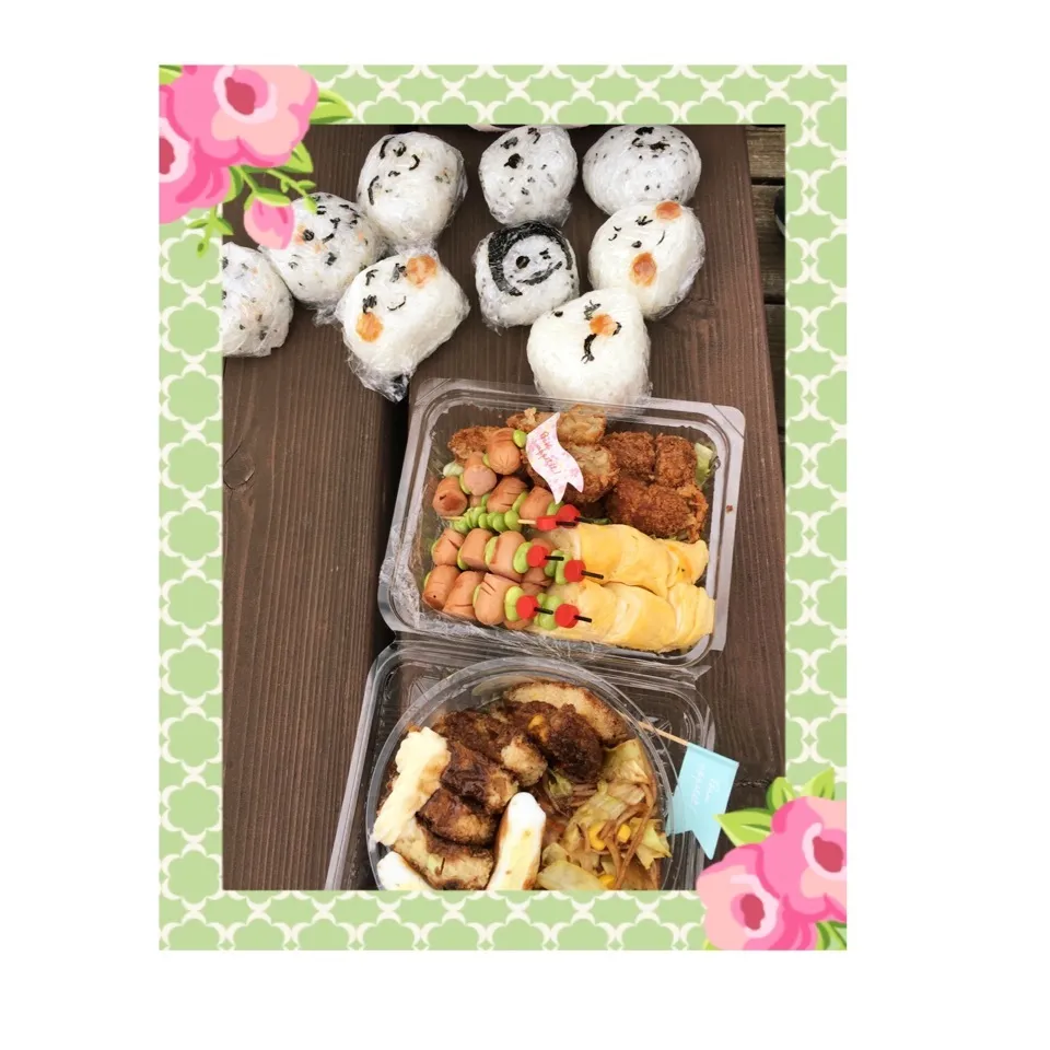 Snapdishの料理写真:おでかけ弁当|うさぴょんさん