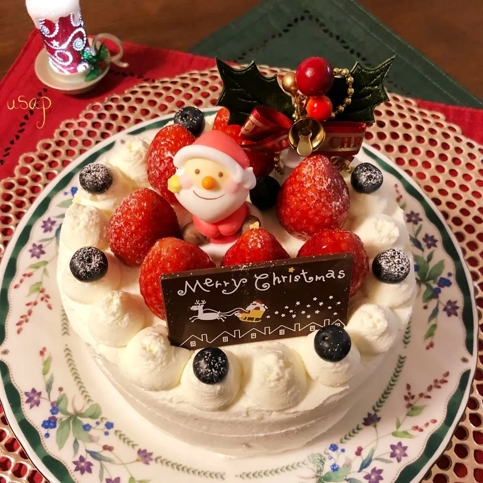 2017⭐︎クリスマスケーキ🎂|うさピーさん