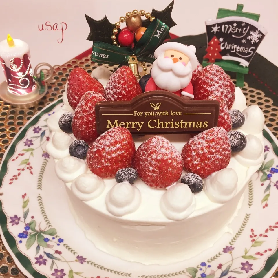 2016☆クリスマスケーキ|うさピーさん