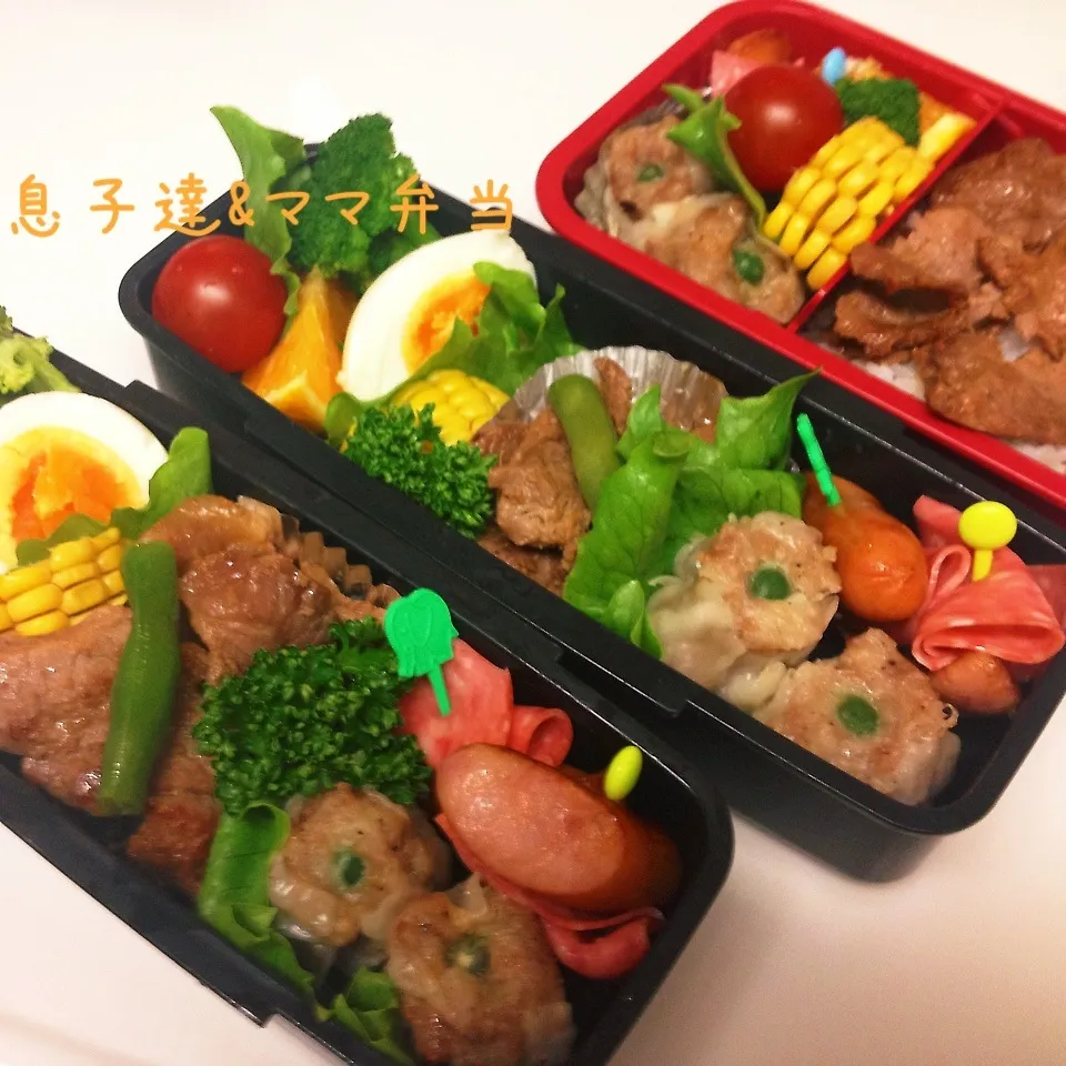 7/10高校生男子弁当|うさピーさん