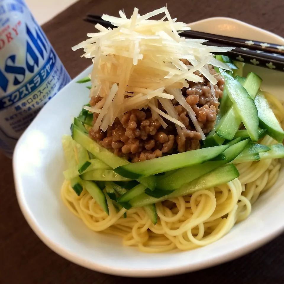 生姜ドバッ！の◯棒でじゃじゃ麺みたいな…。|かのパパさん