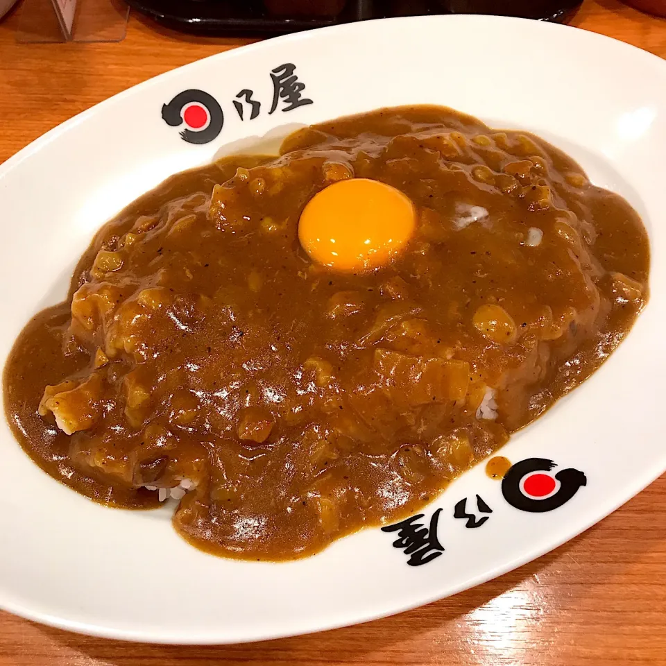 Snapdishの料理写真:日乃屋カレー生玉子@日乃屋カレー(神田)|塩豚骨さん