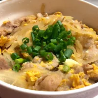 豚と卵の他人丼|ぷぅさん