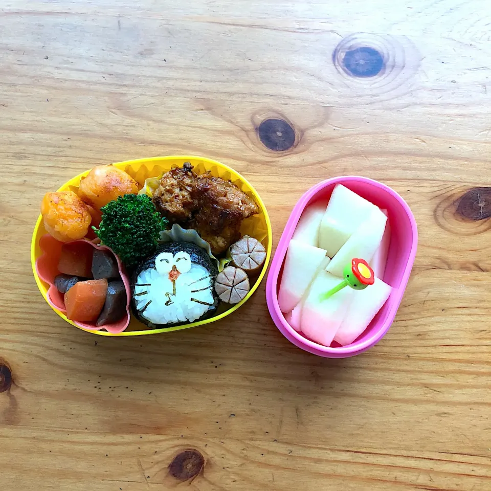 Snapdishの料理写真:保育園遠足♡ドラえもん弁当 年少|momosakuさん