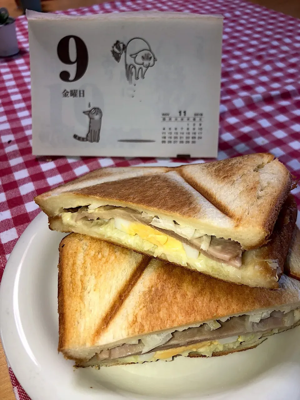 ホットサンド弁当。|Kumiko Kimuraさん