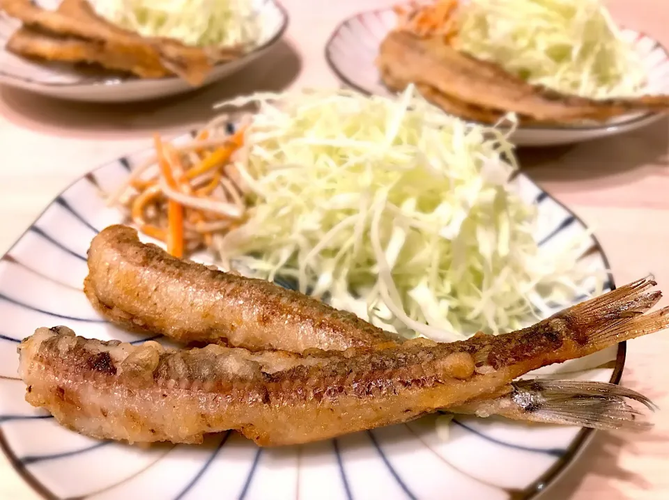 Maさんの料理 めぎす🐟の唐揚げ♬|ふぅちゃんさん