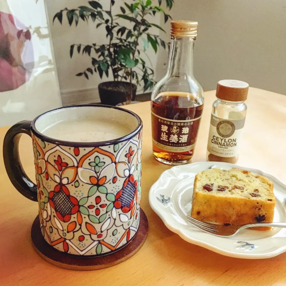 琥珀生姜酒チャイ😌☕️🍰|leeさん