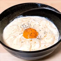 Snapdishの料理写真:カルボナーラうどん|きゃんさん