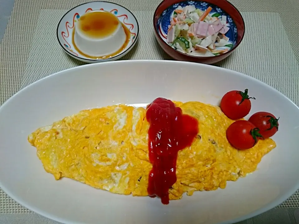 ☆今日の晩ごはん☆  オムレツ  大根サラダ    
石垣島土産   ジーマミー豆腐|hamamaさん