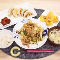 Snapdishの料理写真:回鍋肉定食|Yuk@さん