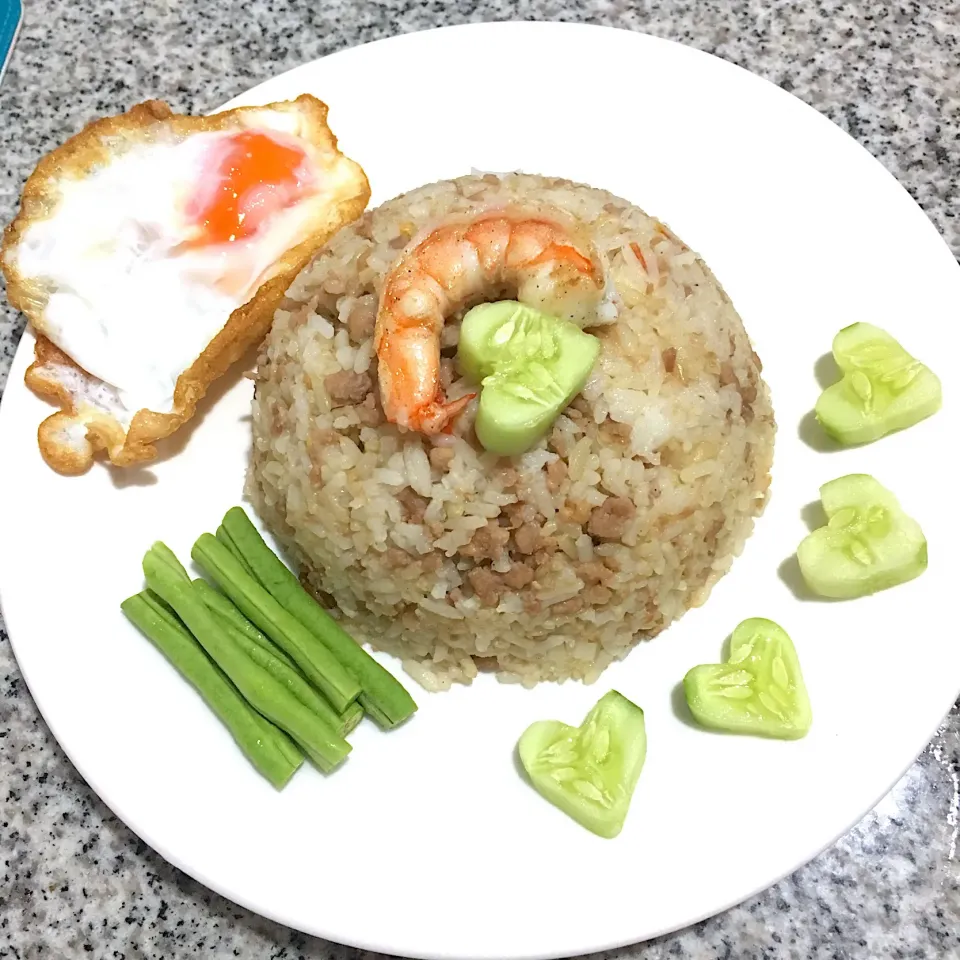 ข้าวผัดน้ำพริกลงเรือ|MommyKik & PunPunさん