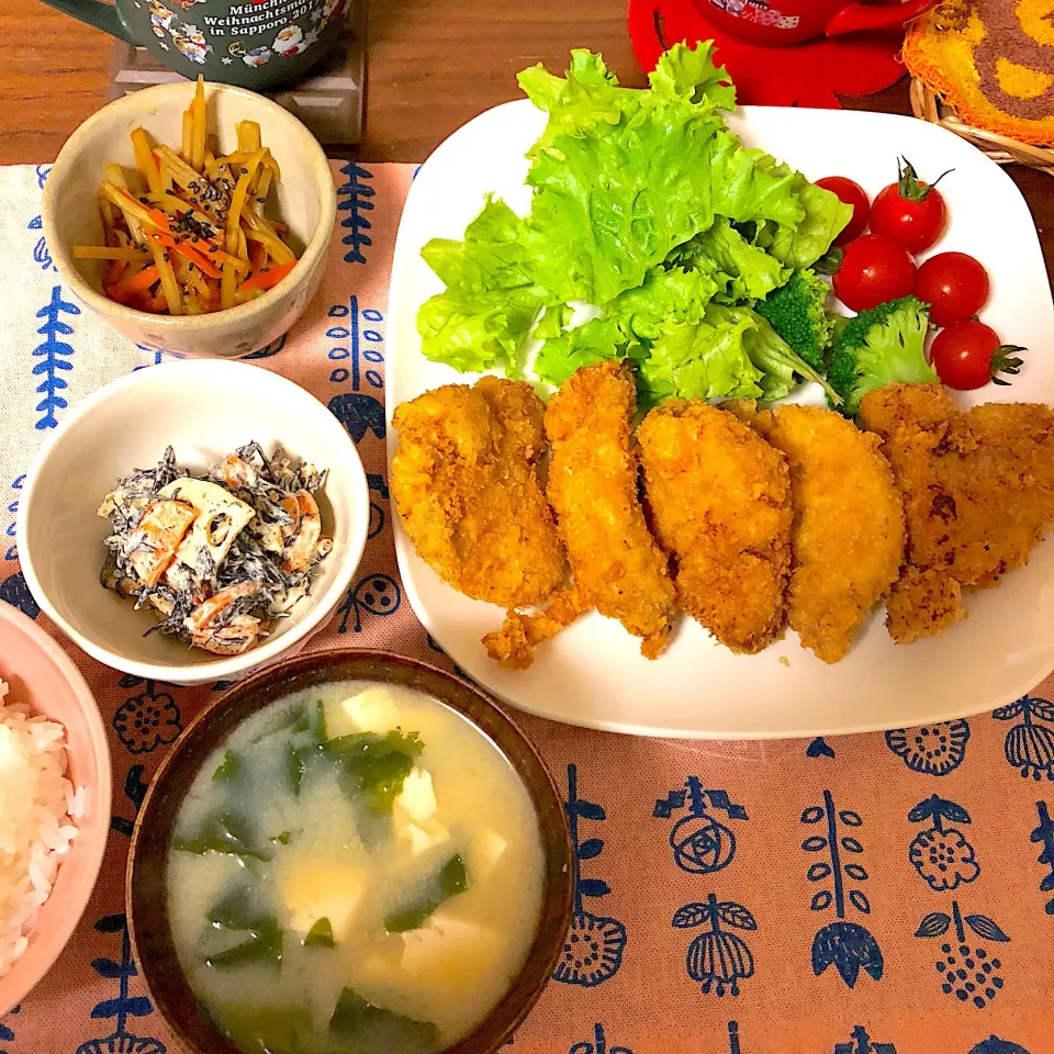 Snapdishの料理写真:9.17夕飯 ヒレカツ|ピカさん