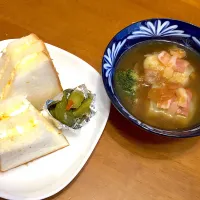 Snapdishの料理写真:今朝の朝食|のり巻きさん