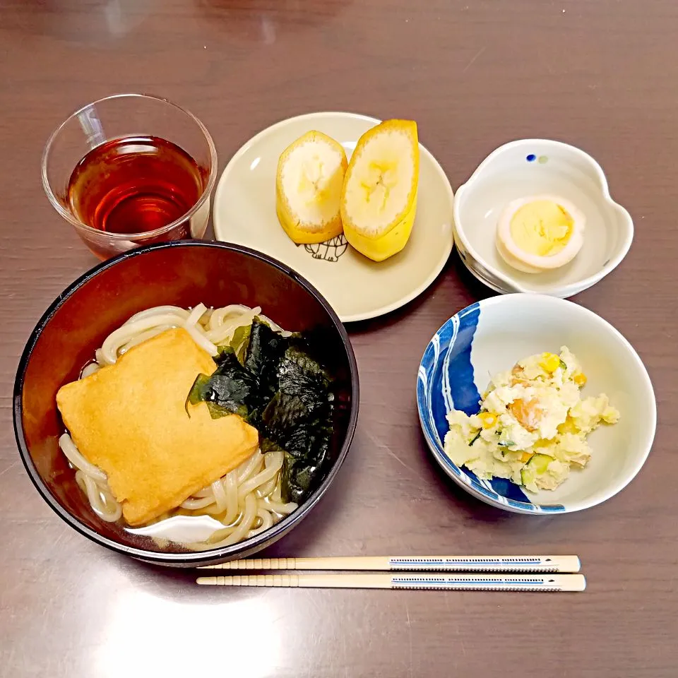 きつねうどんの朝ご飯♡|Mami.Nさん