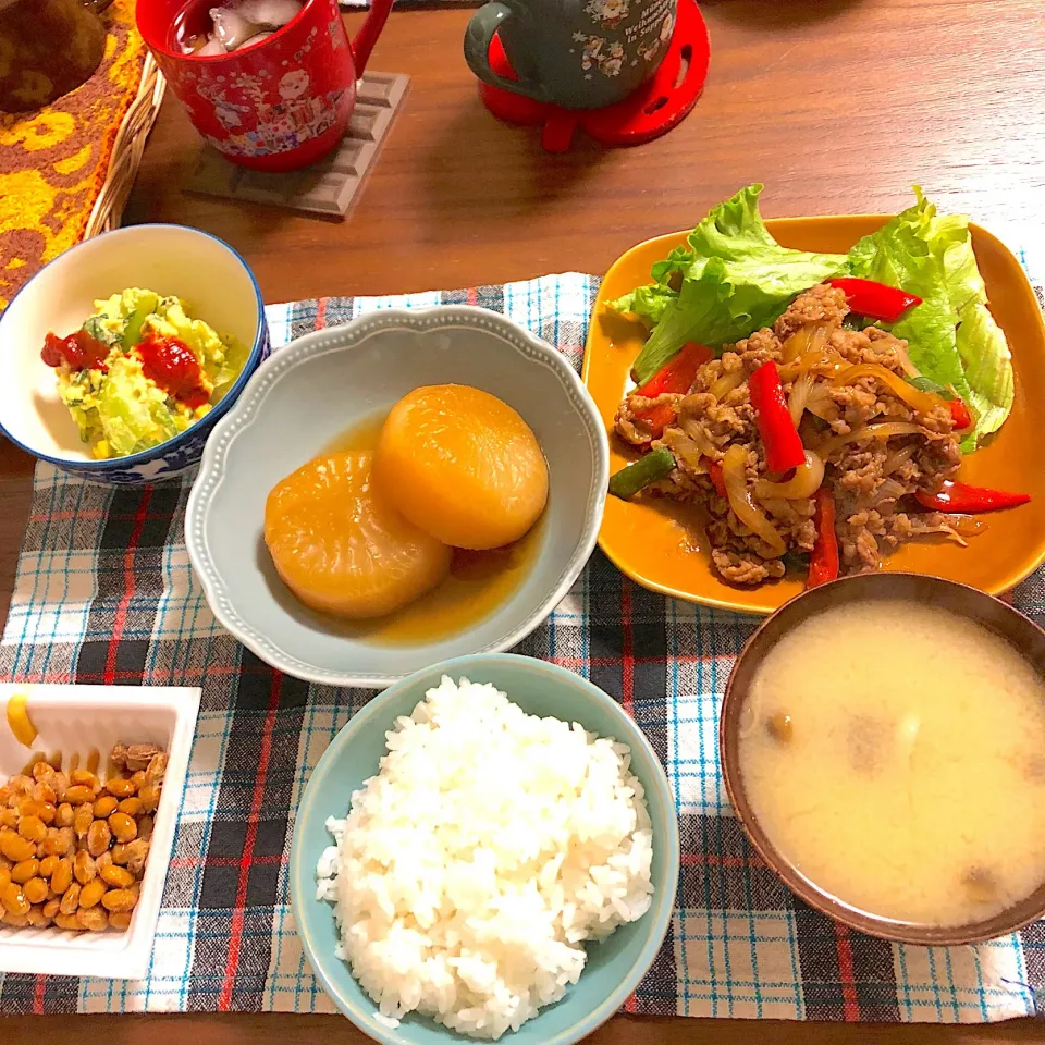 10.9夕飯 牛肉炒め|ピカさん