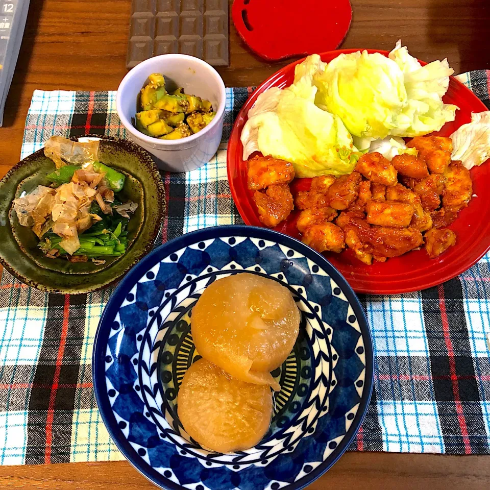 10.10夕飯 鶏ケチャップ煮|ピカさん