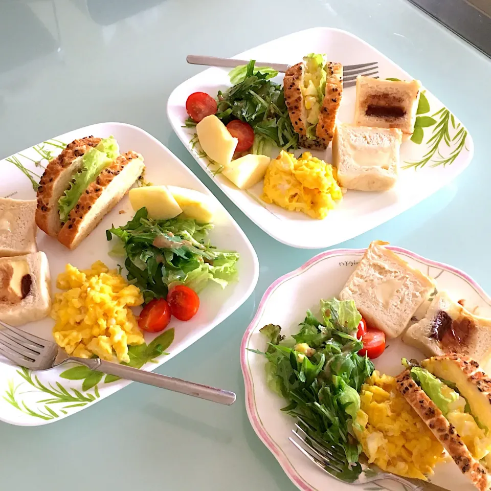 3人分朝食#娘の手料理|yoshikoさん