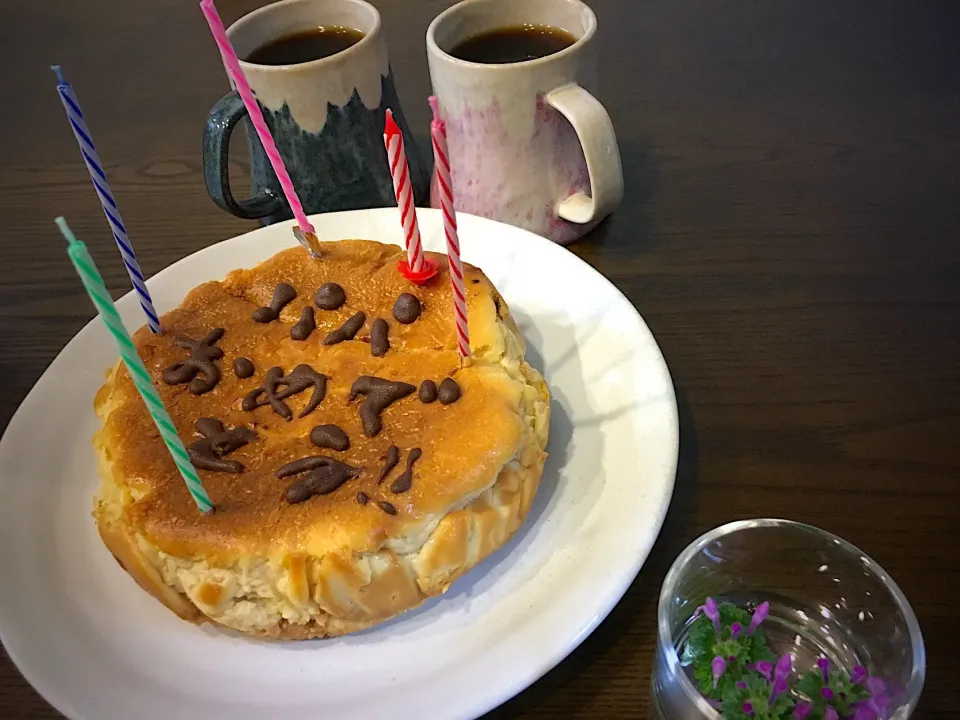 お誕生日チーズケーキ🎂|ゆきあんこさん