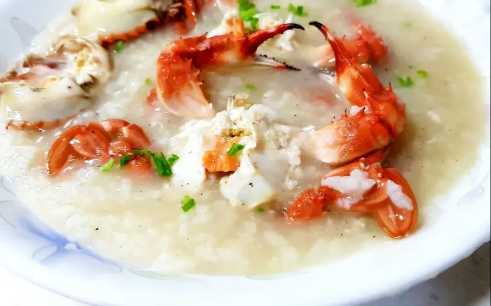 蟹粥 - crab congee|steven z.y.さん