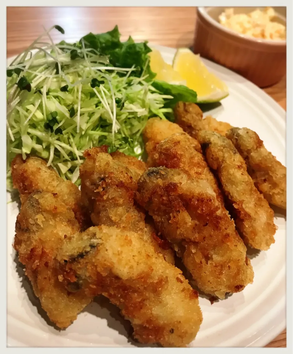 ありつきました〜Deep-fried oysters|toyamadaさん