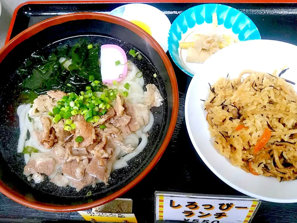 肉うどん＆かやくごはんセット|nyama1さん