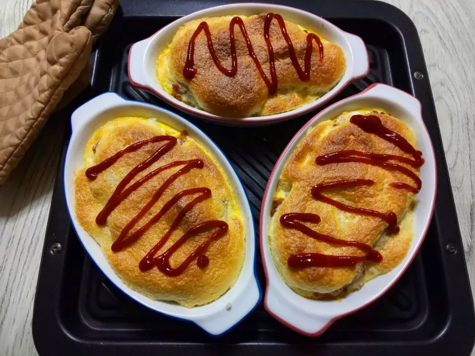 めぐチー🌿のチーズ入りスフレオムライス|真希さん