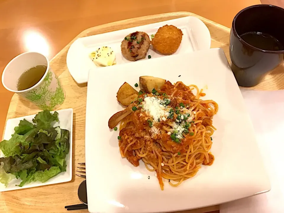 ミートソースパスタ|にゃあさん