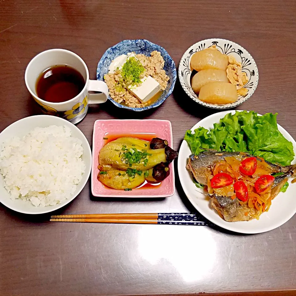 鯵の南蛮漬けの夜ご飯♡|Mami.Nさん