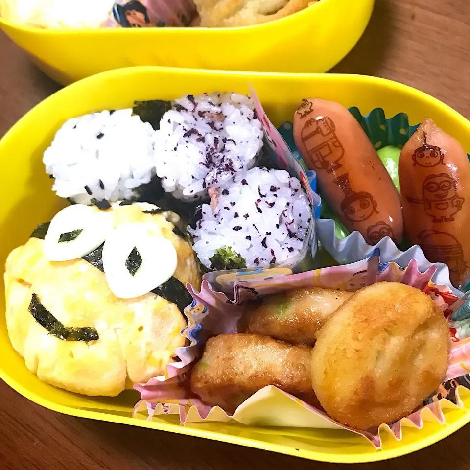 Snapdishの料理写真:ミニオン弁当|花ママちゃんさん