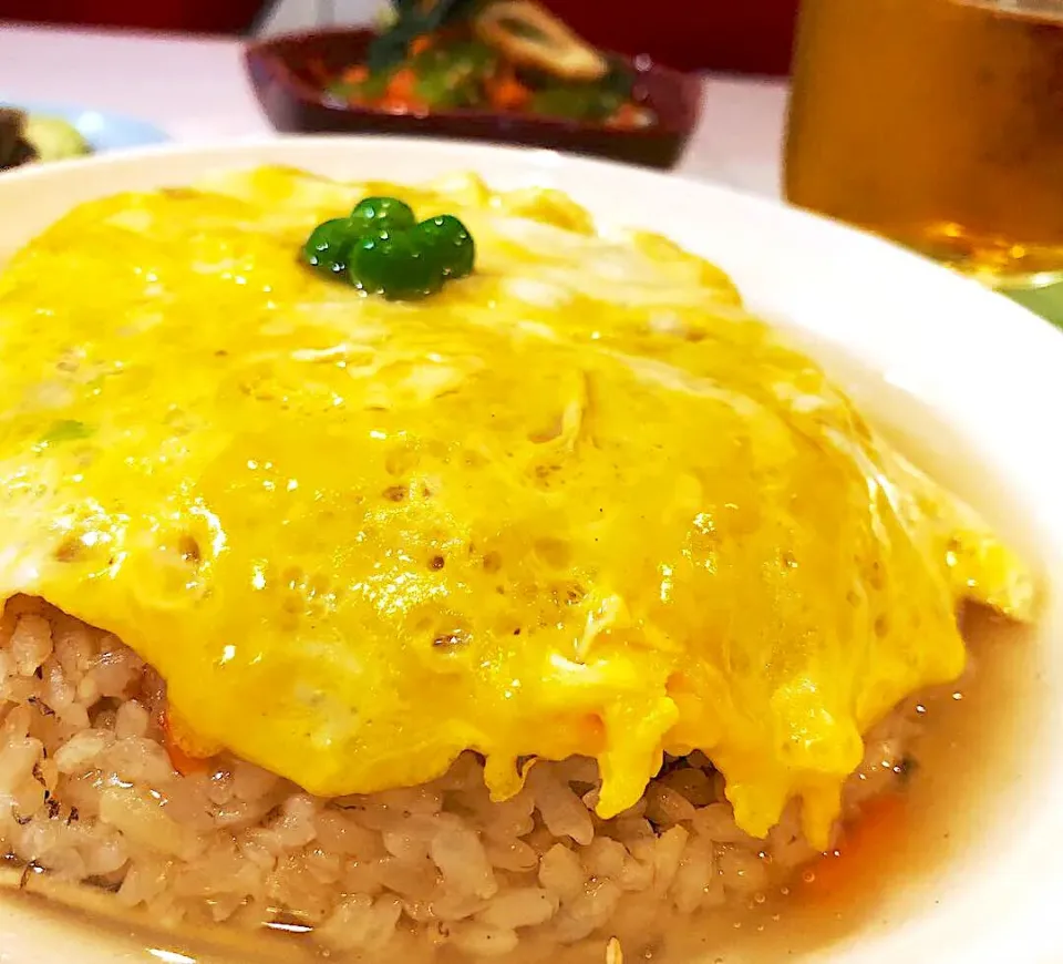 炊き込みご飯アレンジ✨餡掛けご飯🍚|ハマちゃんさん