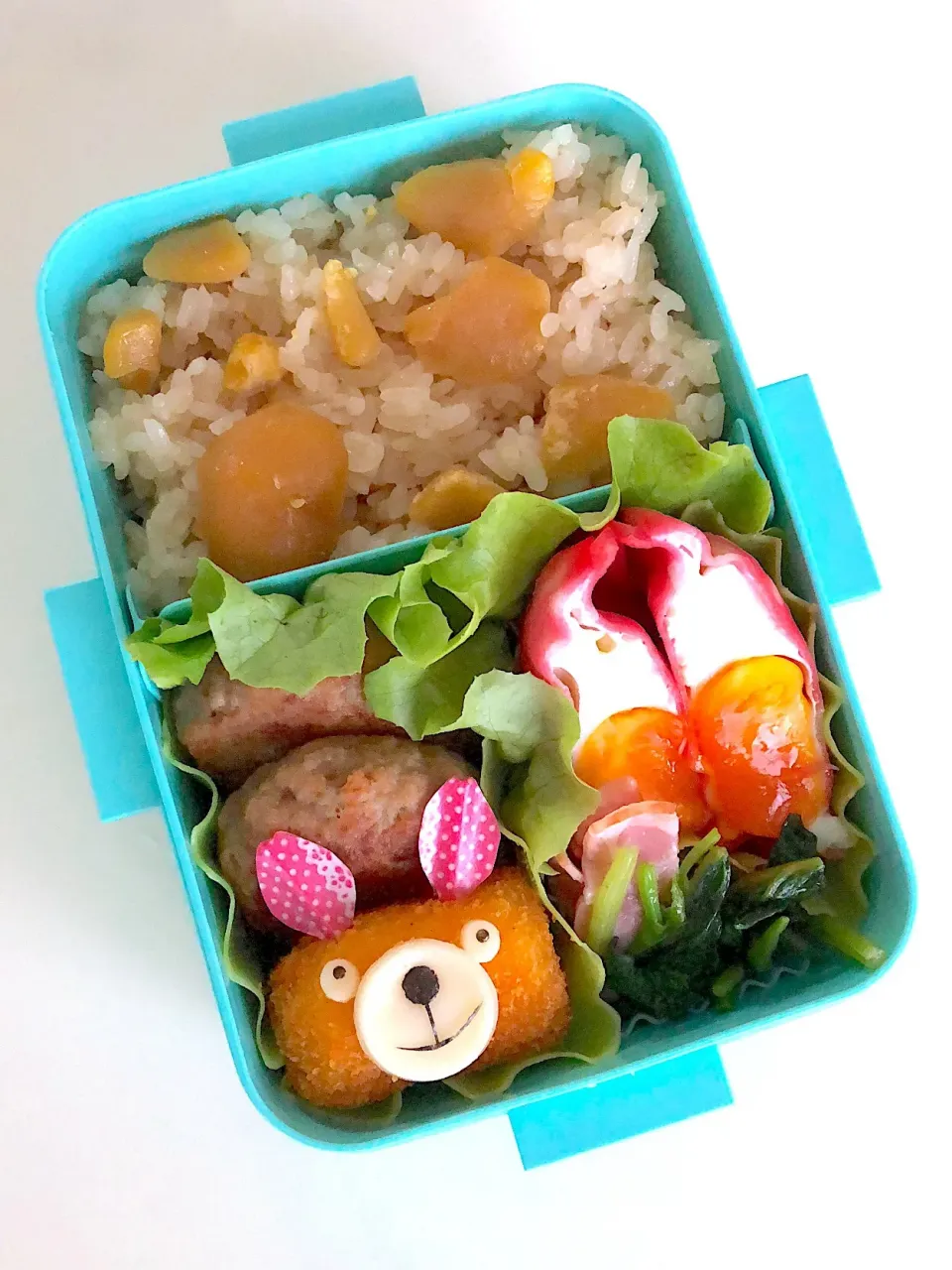 Snapdishの料理写真:栗ご飯弁当♪|ikumonさん