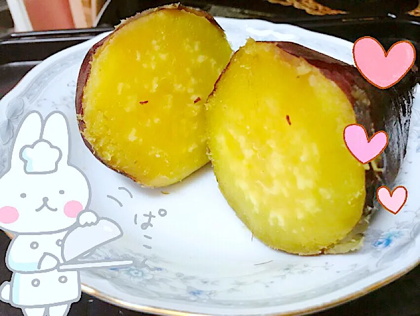 Snapdishの料理写真:cocoaさんの料理 オーブンで焼き芋🍠|えいぽんさん