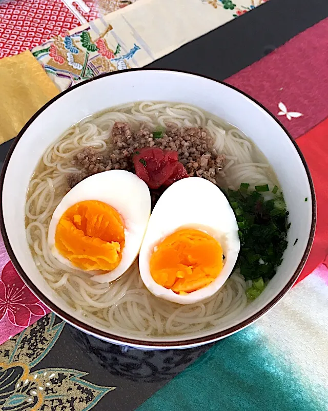 梅塩にゅうめん|プクママさん