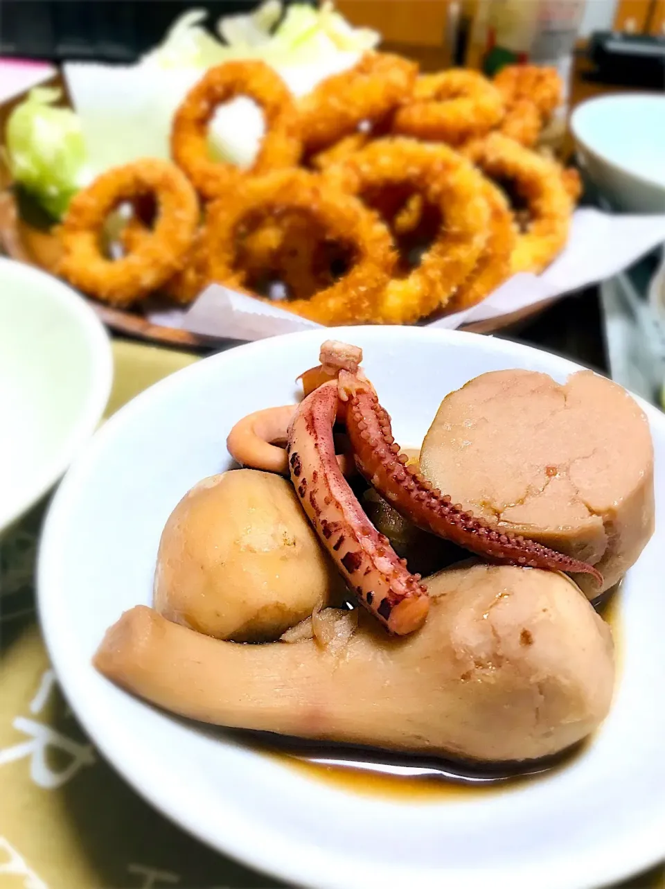 イカづくし🦑 里芋とイカの煮物🍶なんとこれが1600投稿目〜🎉|ちはるさん