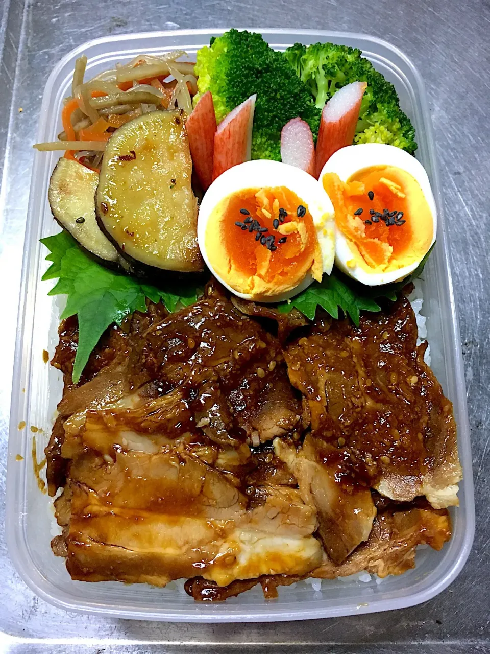 焼肉弁当 #息子弁当  #高校生男子弁当  #息子リクエスト #|友美さん