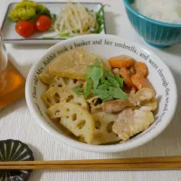 レンコンの味噌炒め|めだか🎶ママさん