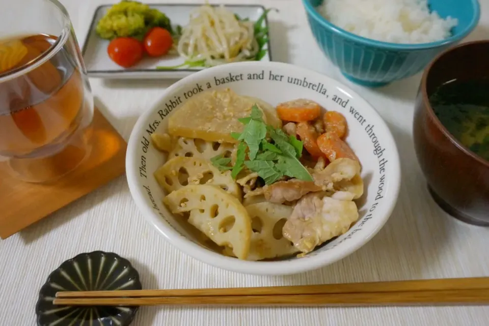 レンコンの味噌炒め|めだか🎶ママさん