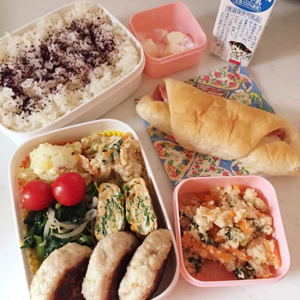 パパ弁と幼稚園給食用弁当╰(*´︶`*)╯♡|pimoriさん