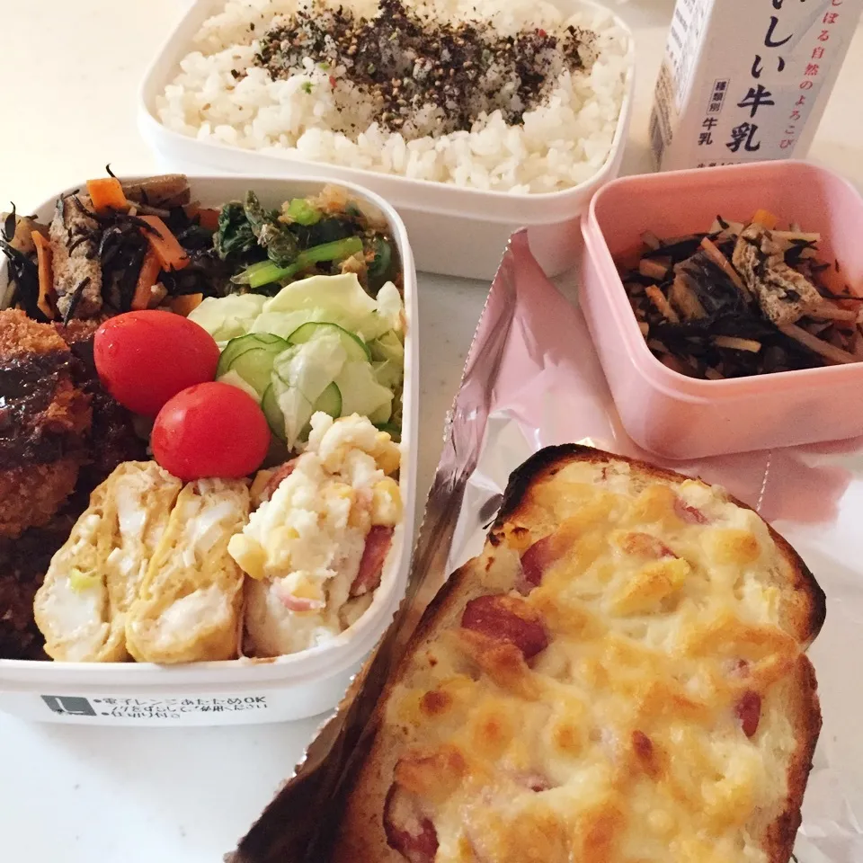 パパ弁と幼稚園給食用弁当🍙|pimoriさん