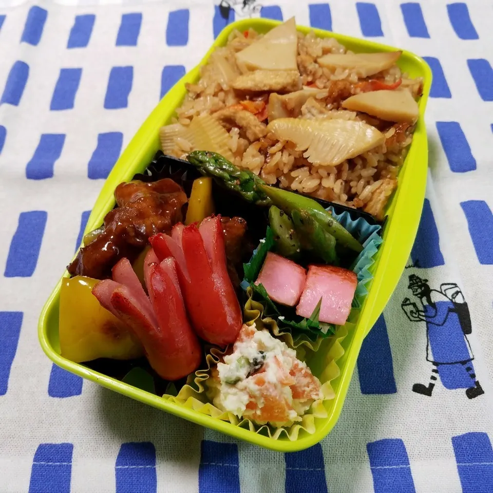 Snapdishの料理写真:4/6(金) お弁当♪|marikuruさん