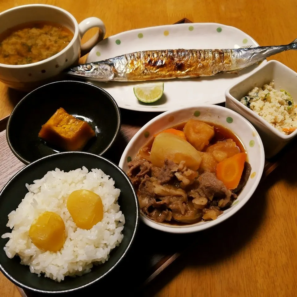 Snapdishの料理写真:本日のお夕飯♪|marikuruさん