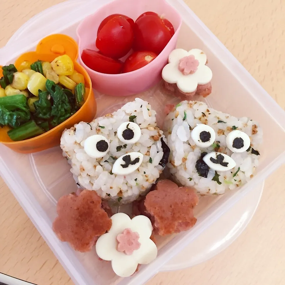 Snapdishの料理写真:初めてのキャラ弁(o^^o)|pimoriさん