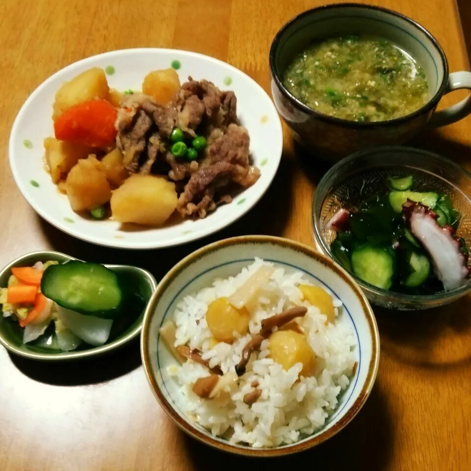 Snapdishの料理写真:本日のお夕飯♪|marikuruさん