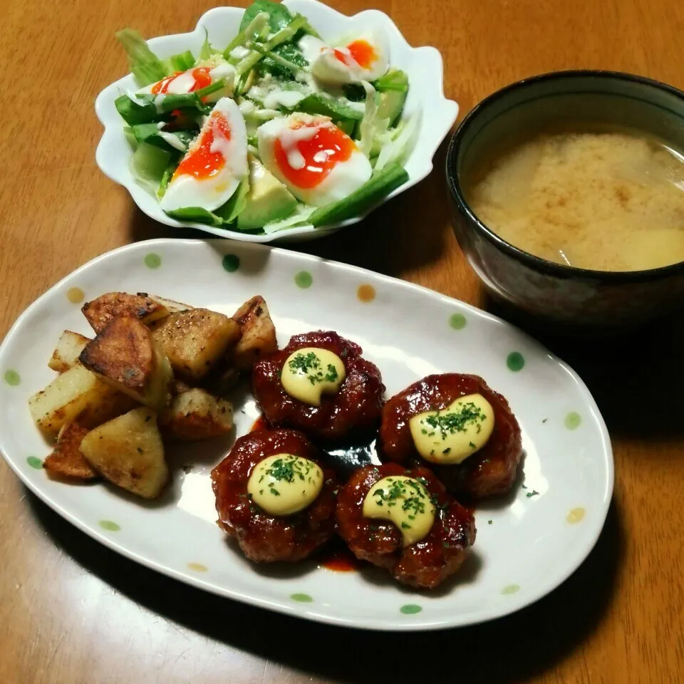 Snapdishの料理写真:本日のお夕飯♪まねっこ豚カルビ焼き|marikuruさん