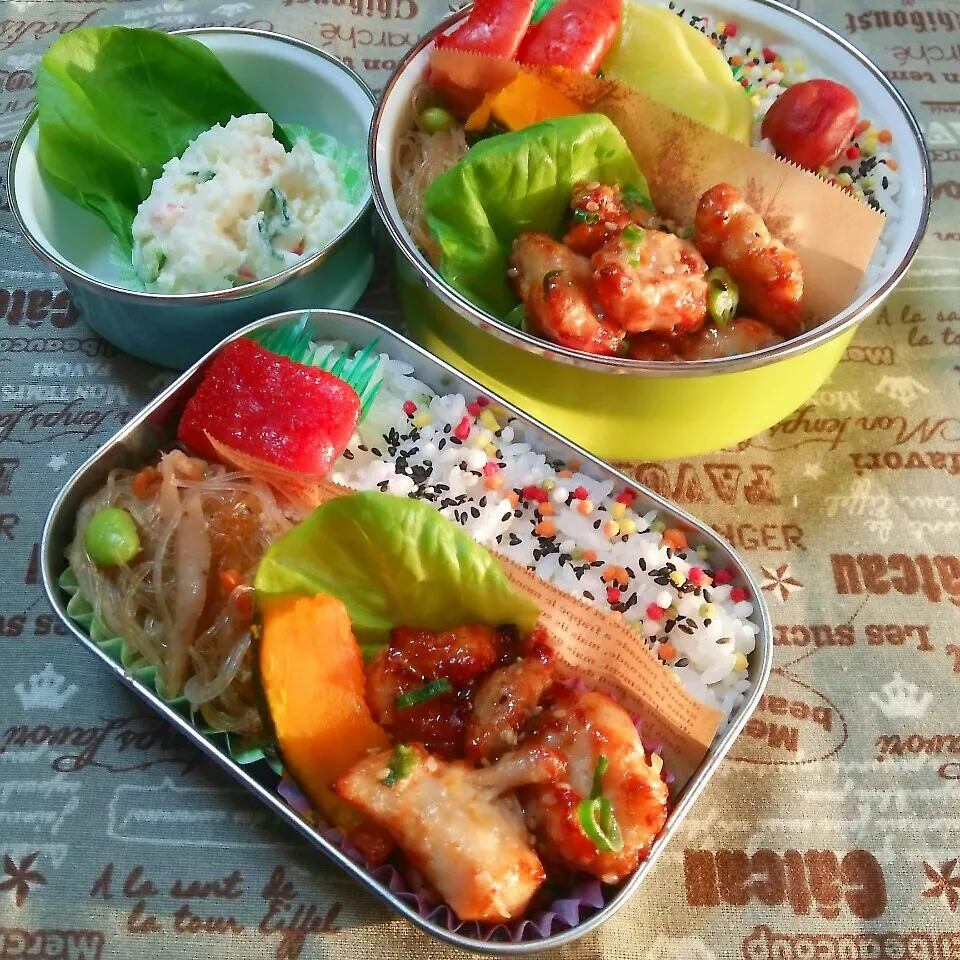 Snapdishの料理写真:2/5 お弁当♪|marikuruさん