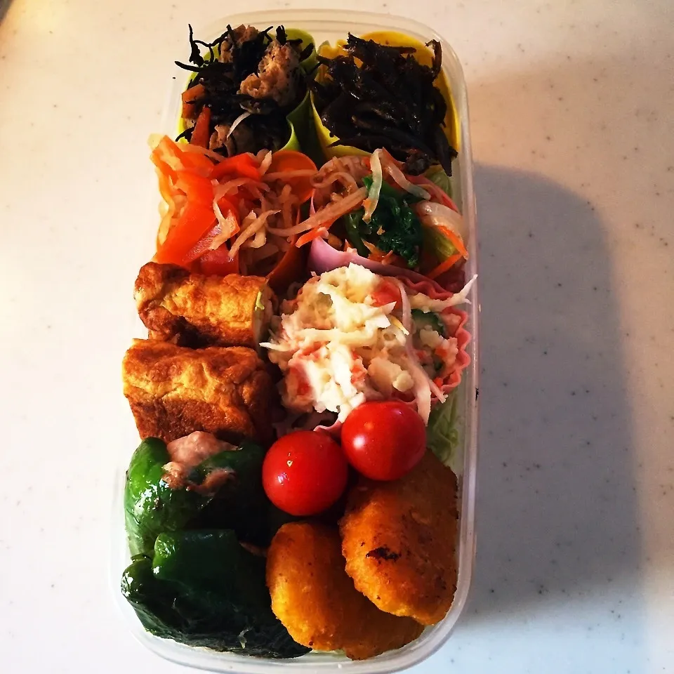 Snapdishの料理写真:旦那さんお弁当(*^^*)|pimoriさん