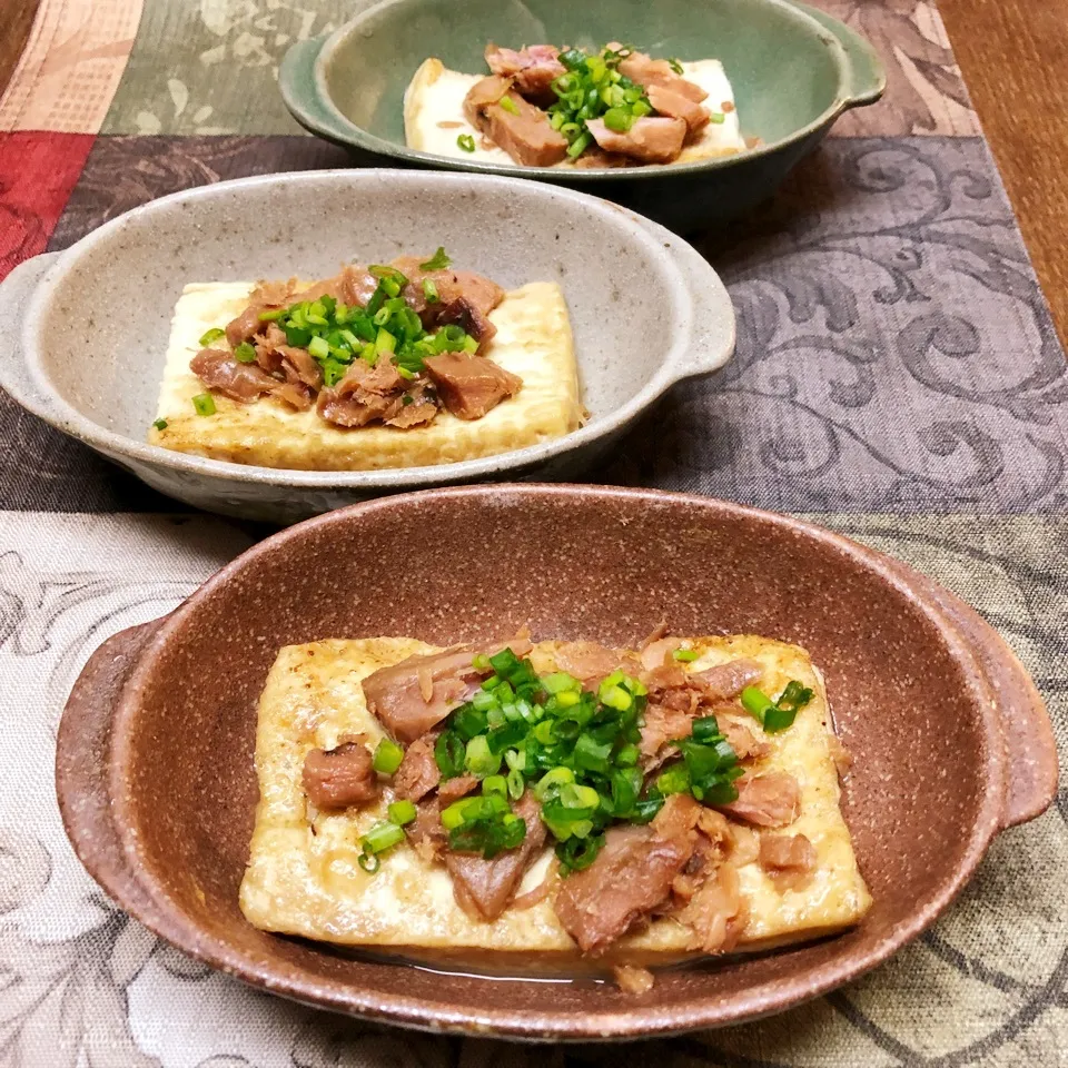 ✳︎マグロの大和煮 On お豆腐ステーキ✳︎|henryさん