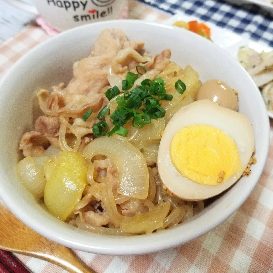 2/8の夕飯は、すき焼き丼❤|sora🍀さん