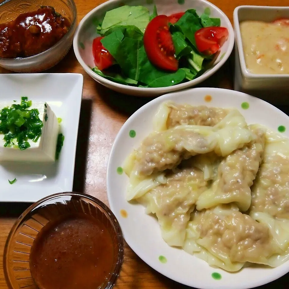 今日の夕飯♪手作りワンタン|marikuruさん